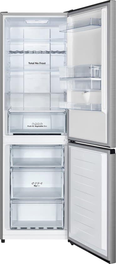 ETNA KCV286WRVS- Vrijstaande Koel-vriescombinatie – 186 cm – RVS – Waterdispenser – No Frost
