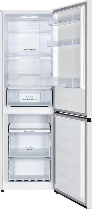 Hisense RB390N4BWC – Koel-vriescombinatie – 304 liter – No Frost – Inverter Compressor – Wit – Energieklasse C – 35 dB – Super Cool & FastFreeze