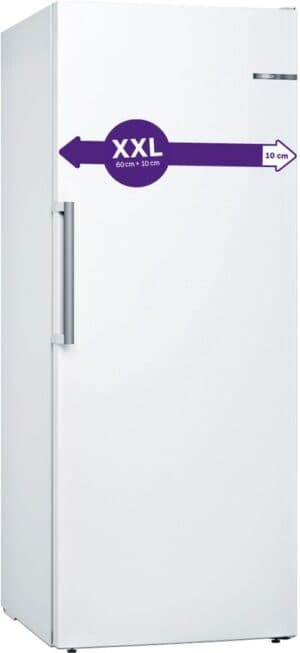 Bosch GSN58DWDV - Serie 6 - 191 x 70 - Vrijstaande Vriezer - Vrieskast - No Frost - Nooit meer ontdooien - Wit