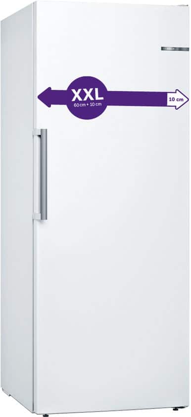 Bosch GSN58DWDV – Serie 6 – 191 x 70 – Vrijstaande Vriezer – Vrieskast – No Frost – Nooit meer ontdooien – Wit
