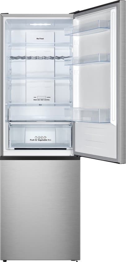 Hisense RB372N4CCD – Vrijstaande koel-vriescombinatie – 178 cm hoog – 292 liter – Energielabel D – Geluidsniveau 36 dB – LED Display – SuperCool – FastFreeze – Deuralarm – Interverter Compressor