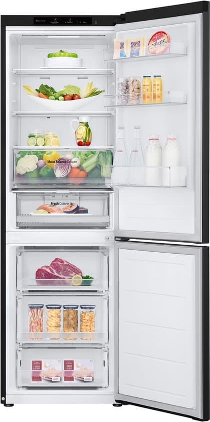 LG GBV3100AEP – Koel- en vriescombinatie – 344 l – Energielabel A – Zwart