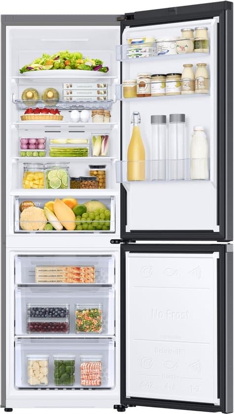 Samsung RB34C602CB1 – Koel- en vriescombinatie – Energielabel C – Zwart – WiFi