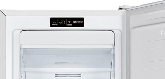 ETNA VV6169NWIT – Vrijstaande vriezer – No-Frost – 169 cm hoog – Wit – Energielabel E – Geschikt voor schuur tot -15°C – FastFreeze – 5 lades + opbergvak