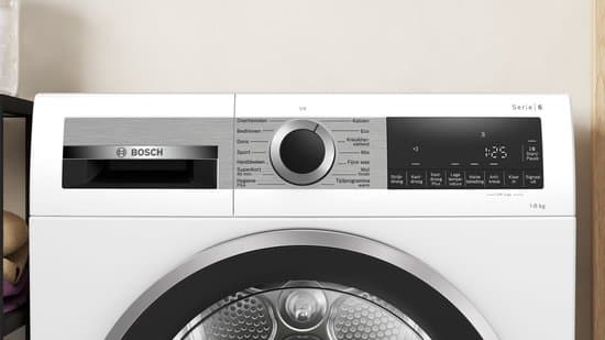 Bosch WQG233DLNL Serie 6 – Warmtepompdroger – Wasdroger – Extra stil- 8 kg – Auto Dry: droogt automatisch tot de exacte droogtegraad die je wilt – Easy Clean Filter: efficiënt drogen met eenvoudig onderhoud