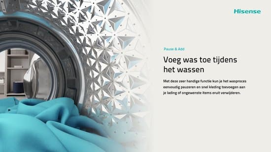 Hisense 3S Serie WF3S9043BW3/BLX – Wasmachine met Energielabel A -30% – 9kg – 72dB (A) – Steam Wash -1400 toeren – Power Wash 49′ – ConnectLife – Inhoud Trommel 60 Liter