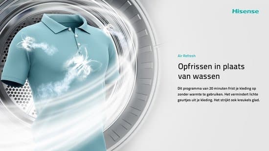 Hisense 3S Serie DH3S802BW2 – Wasdroger met Energielabel D – Warmtepompdroger – 8kg – ConnectLife – Trommelverlichting – AutoDry – Allergy Care