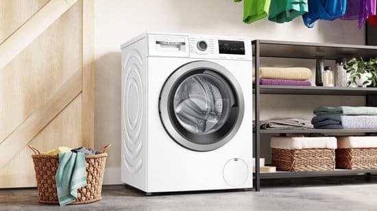Bosch WAN2827FNL – Serie 4 – Wasmachine met stoom – 1400 rpm – 9kg – Energielabel A – Iron Assist: vermindert kreukels tot 50% – Bespaar water met ActiveWater Plus