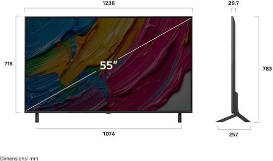 LG QNED AI 55QNED8EA6B 139,7 cm (55″) 4K Ultra HD Smart TV Wifi Zwart
