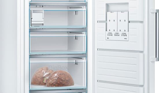 Bosch GSN58AWCV – Serie 6 – 191 x 70 – Vrijstaande Vriezer – Vrieskast – No Frost – Nooit meer ontdooien – Wit – Energielabel C