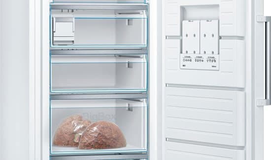 Bosch GSN58AWCV – Serie 6 – 191 x 70 – Vrijstaande Vriezer – Vrieskast – No Frost – Nooit meer ontdooien – Wit – Energielabel C