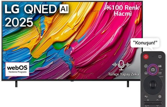 LG QNED AI 55QNED8EA6B 139,7 cm (55″) 4K Ultra HD Smart TV Wifi Zwart