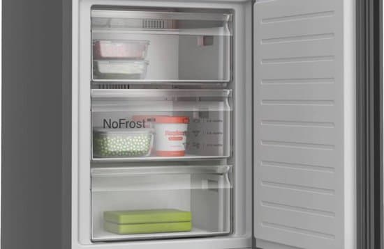 Bosch Serie 4 KGN39OCAF koel-vriescombinatie Vrijstaand 363 l Antraciet, Roestvrijstaal