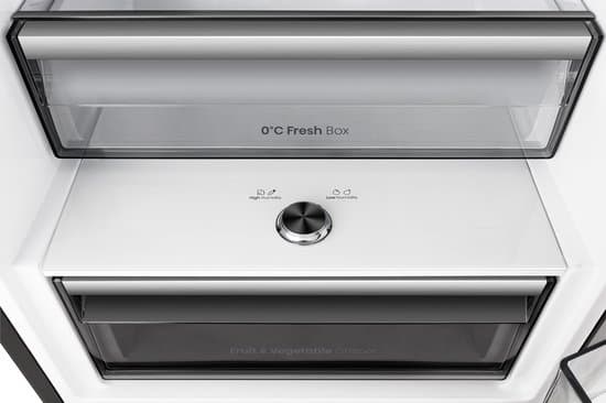Hisense RB3K330SAFC – Vrijstaande koel-vriescombinatie – 185 cm hoog – 330 liter – Energielabel C – Geluidsniveau 35 dB – LED Display – SuperCool – FastFreeze – Deuralarm – Kinderslot – Interverter Compressor – ConnectLife