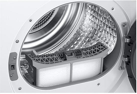SAMSUNG DV90DG6845LKU3 Warmtepompdroger 9 kg AI DRY