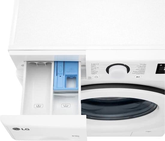 LG F4DR3096N3W – Was-Droog combinatie – 9/6kg – 1400tpm – Steam Turbowash