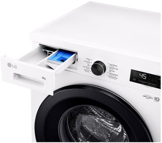 LG F4X1009NWB wasmachine Voorlader 9 kg 1400 RPM Wit
