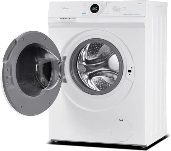 Midea MF10EW80BA10 Wasmachine, 8 kg, 1400 rpm – Duits Display