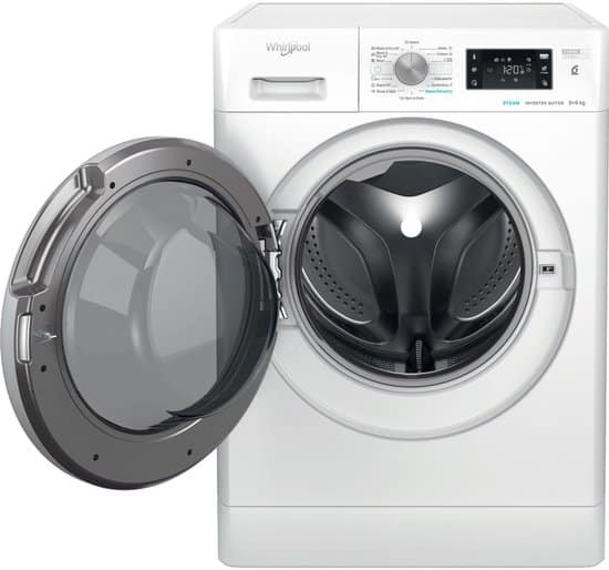 Whirlpool FFWDB 864489 SV EE Was-droogcombinatie Vrijstaand Voorlader Wit