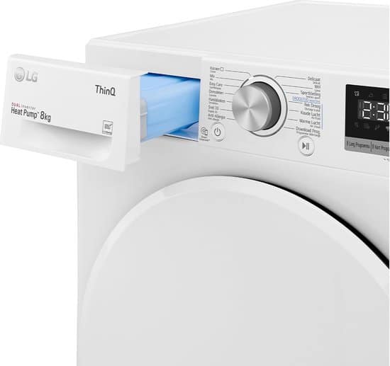 LG | RH80V5AV0N – Warmtepomdroger – 8 kg