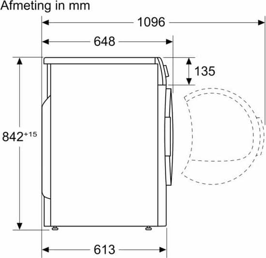 Siemens WQ35G2D7NL warmptepompdroger – iQ500 – 8 kg