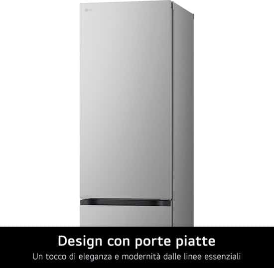 LG GBV3100CPY.APYQEUR koel-vriescombinatie Vrijstaand 344 l Zilver
