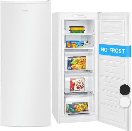 Bomann GS 7343 – Vrijstaande Vriezer – No Frost – 161 liter – Wit – Energieklasse D
