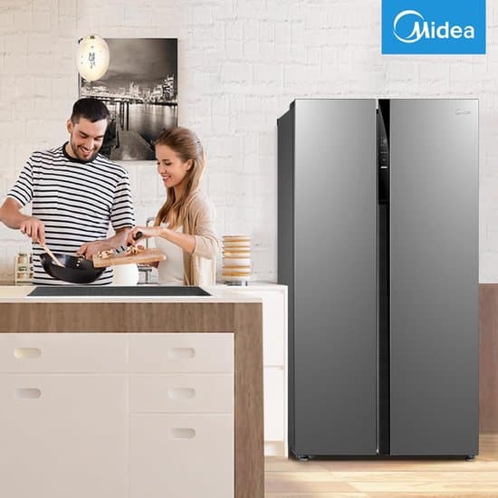 Midea MERS530FGE02 Amerikaanse Koelkast RVS – 548 Liter