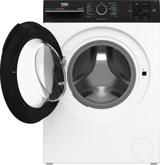 Beko BMMS3WFU4841W | Wasmachine | A | Energyspin | Duits Display
