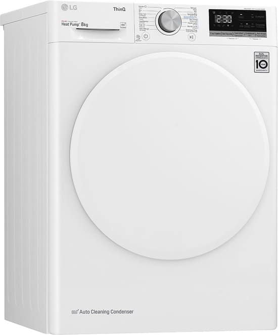 LG | RH80V5AV0N – Warmtepomdroger – 8 kg