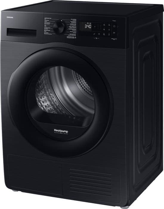 Samsung DV90DG52A0ABEN Wasdroger – Warmtepompdroger – 9kg – Zwart – NL/FR