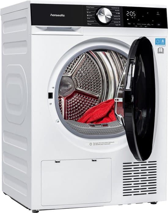 HANSEATISCH Warmtepompdroger HWT8BGT Duits Display