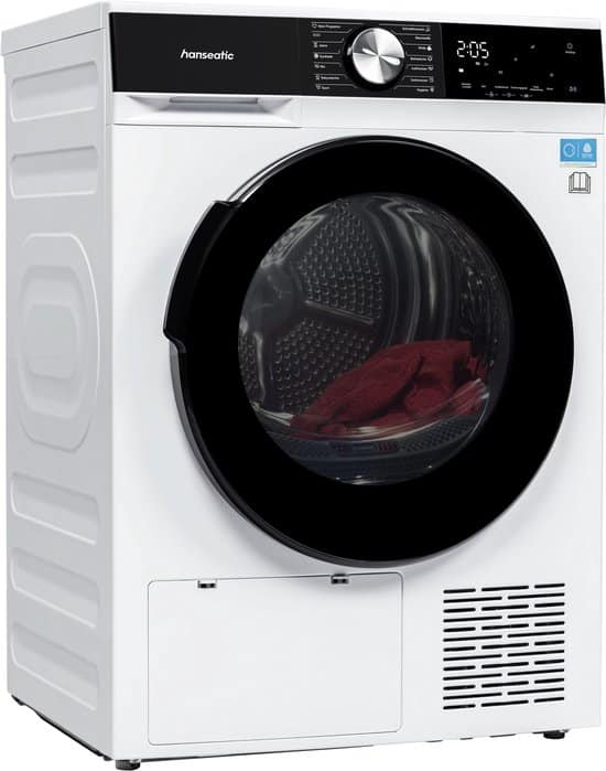 HANSEATISCH Warmtepompdroger HWT8BGT Duits Display