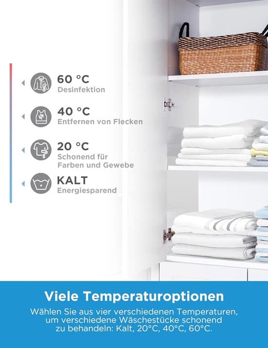 Midea MF10EW80BA10 Wasmachine, 8 kg, 1400 rpm – Duits Display