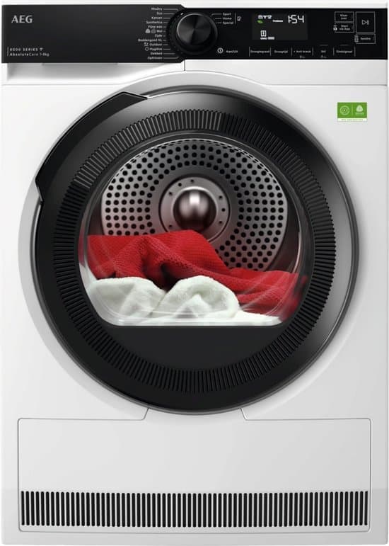 AEG TR868MB4B – Warmtepompdroger – 8 kg – 63 dB – Energielabel B Warmtepompdroger