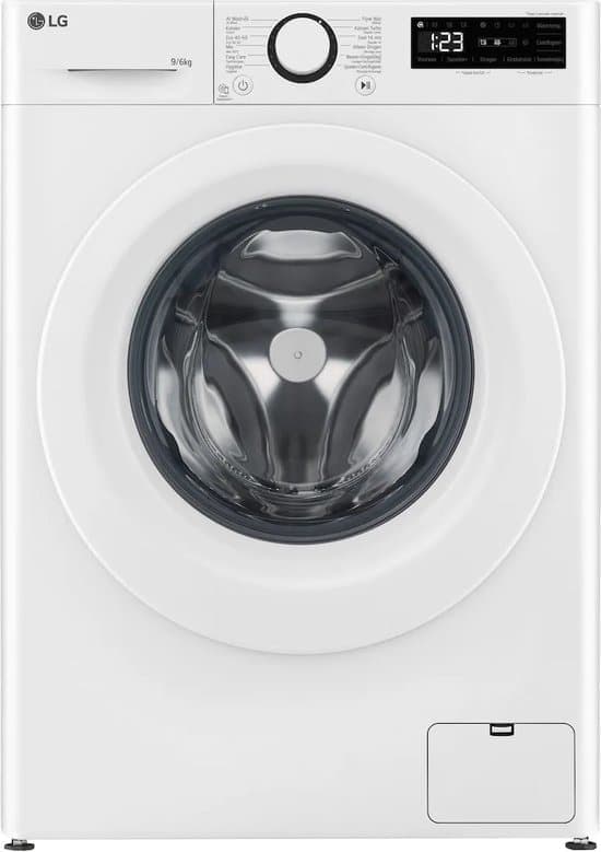 LG F4DR3096N3W – Was-Droog combinatie – 9/6kg – 1400tpm – Steam Turbowash