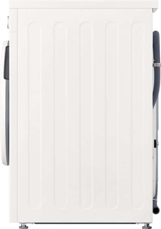 LG F4X1008NWH wasmachine 8 kg met Direct Drive motor voor stille, duurzame prestaties. Spa Steam™ voor hygiënisch wassen. ThinQ slimme bediening. Energie‑label A. Compact design voor dagelijks gemak