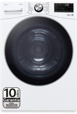 LG RH18U8AVCW warmtepompdroger 18 kg met Dual Inverter Heat Pump - AI Dry en Sensor Dry voor energiezuinig en gelijkmatig drogen - Auto Cleaning Condenser en EcoHybrid. ThinQ slimme bediening. Energieklasse A+++