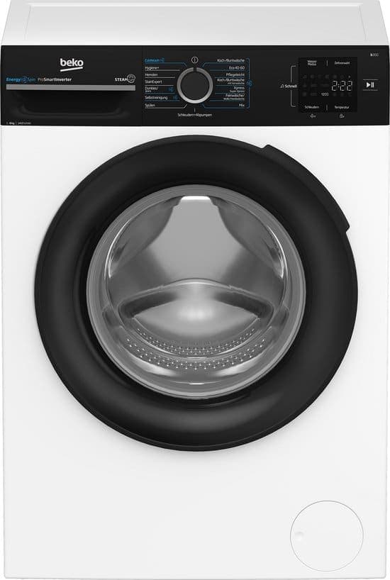 Beko BMMS3WFU4841W | Wasmachine | A | Energyspin | Duits Display