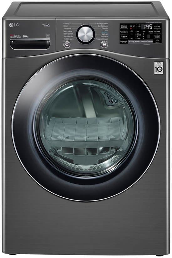 LG RH6P12BS Droger – Vrijstaand – Condensatie – 16 kg – Frans Display