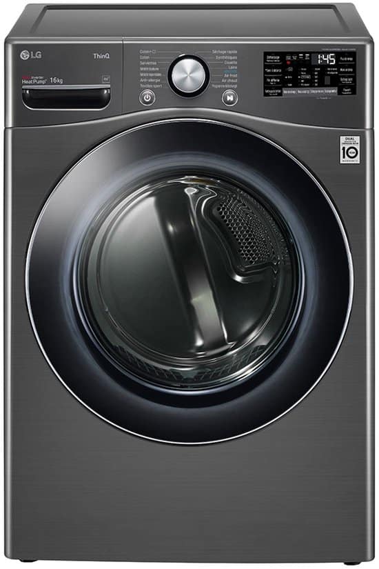 LG RH6P12BS Droger – Vrijstaand – Condensatie – 16 kg – Frans Display