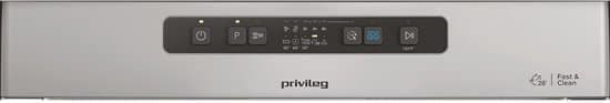 PRIVILEG RUC 2C24 AX inbouwvaatwasser (inbouwmodel, 600 mm breed, 44 dB (A), E)