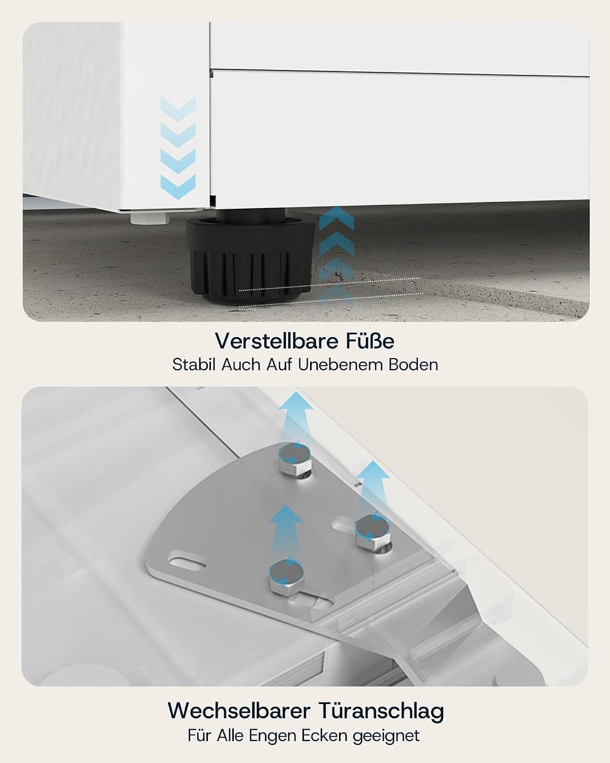 Upstreman 115L koelkast met vriesvak H 85 x B 55 cm CR115-wit [Energieklasse D]