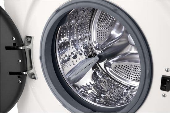 LG W4X1085NWB was‑droogcombinatie 8/5 kg met 6 Motion DD voor optimale stofverzorging – TurboWash 360 voor sneller wassen – Steam voor anti‑allergie en ThinQ slimme bediening. Energieklasse A