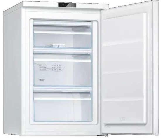 Bosch Serie 2 – GTV15NWEB – Tafelmodel vriezer – 85 x 56 cm – 83 Liter – SuperFreezing: beschermt diepvriesproducten tegen ontdooien – Wit
