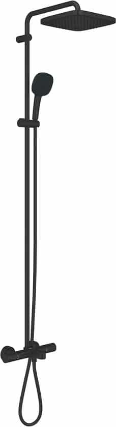 GROHE QuickFix Vitalio Comfort 250 douchesysteem - Wandmontage - Waterbesparend - Matte Black