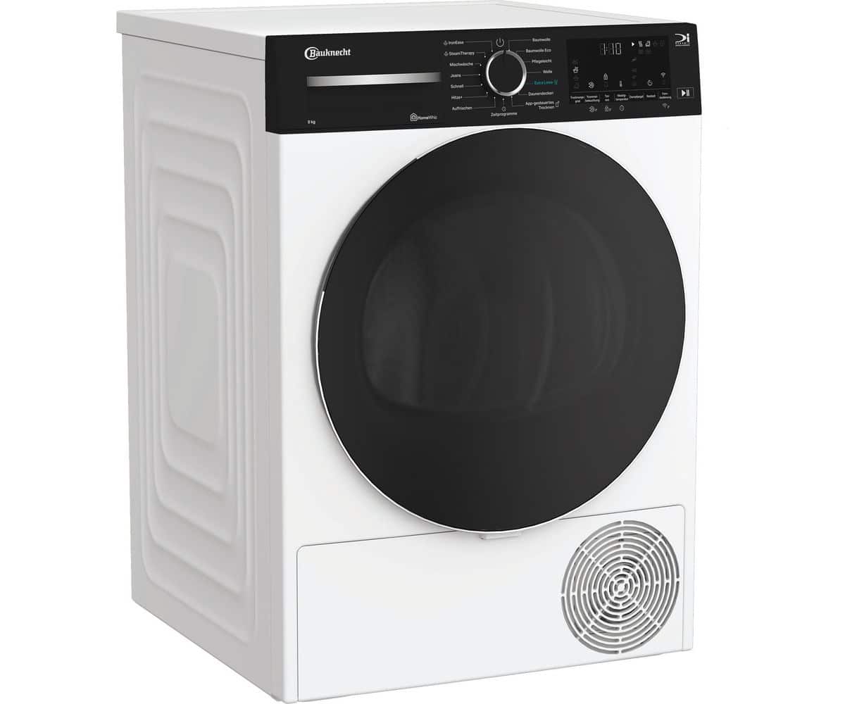 Bauknecht BT 97A WB - Warmtepompdroger - 9 kg - Energielabel A - 60 dB - Wit