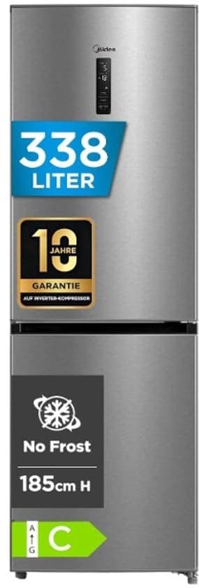 Midea Koel-vriescombinatie MERB345MGC02 - 338 liter - Energielabel C