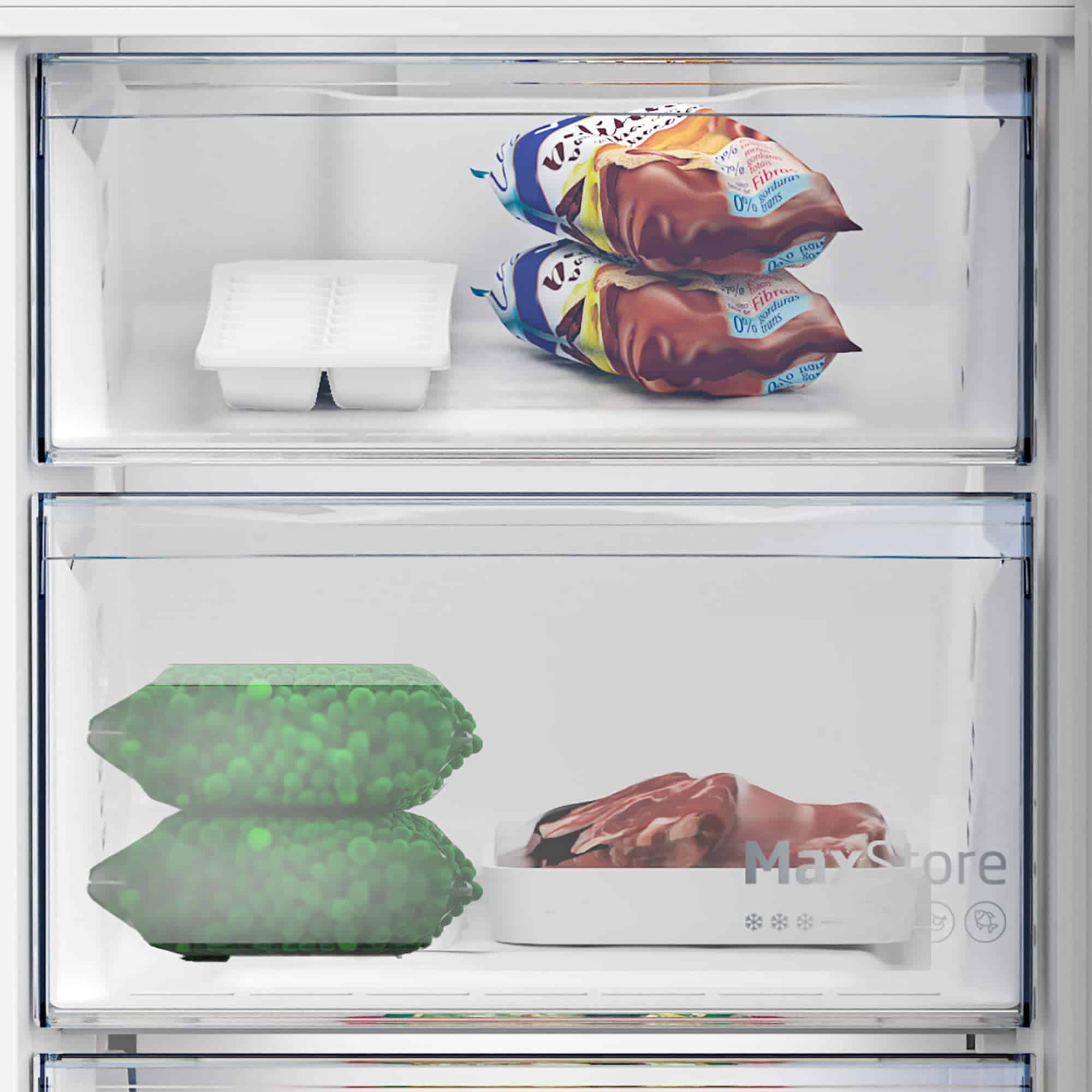 Beko Koel-vriescombinatie B5RCNA366HG – 316 liter – NoFrost – Manhattan Grey