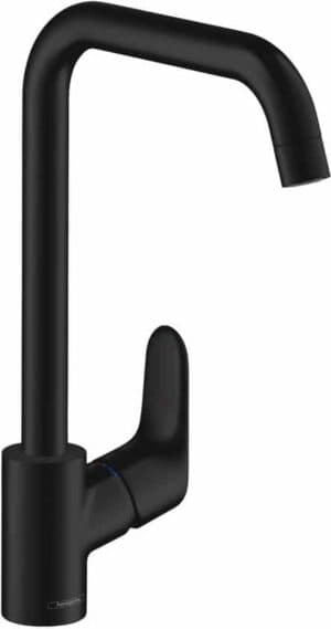 hansgrohe Focus M41 - Keukenmengkraan - Ééngreeps bediening - 260mm - Mat Zwart